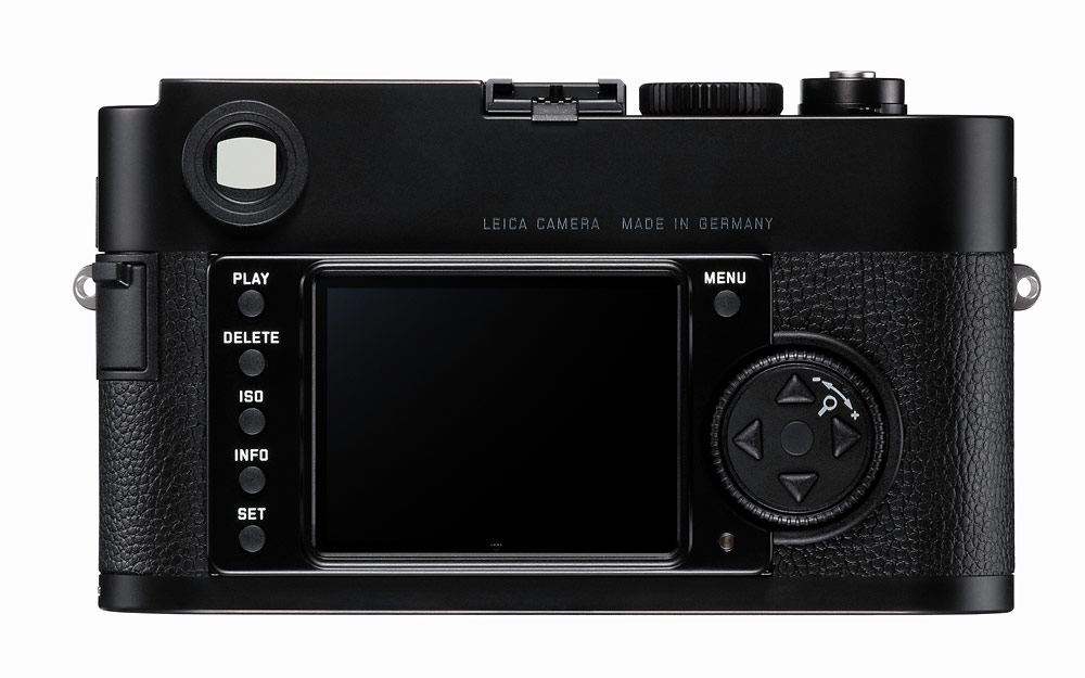 Leica M Monochrom B&W Rangefinder - Rear LCD Display & Controls
