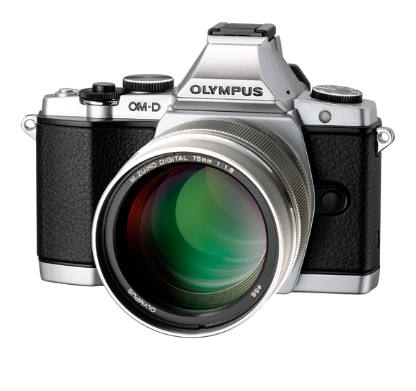 New Olympus 75mm f/1.8 Micro Four Thirds Prime With Silver OM-D E-M5