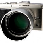 New Olympus 75mm f/1.8 Micro Four Thirds Lens With Hood On E-P3 Pen