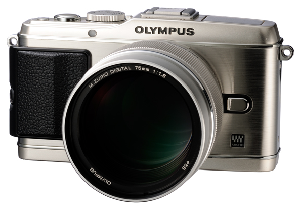 New Olympus 75mm f/1.8 Micr Four Thirds Prime Lens With E-P3 Pen Camera