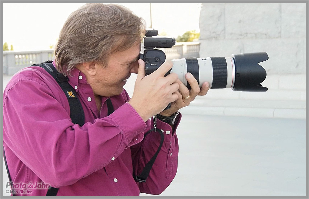 Photographer David Terry, In Action