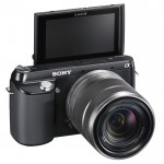 Sony Alpha NEX-F3 - Tilting Rear LCD In Self-Portrait Position