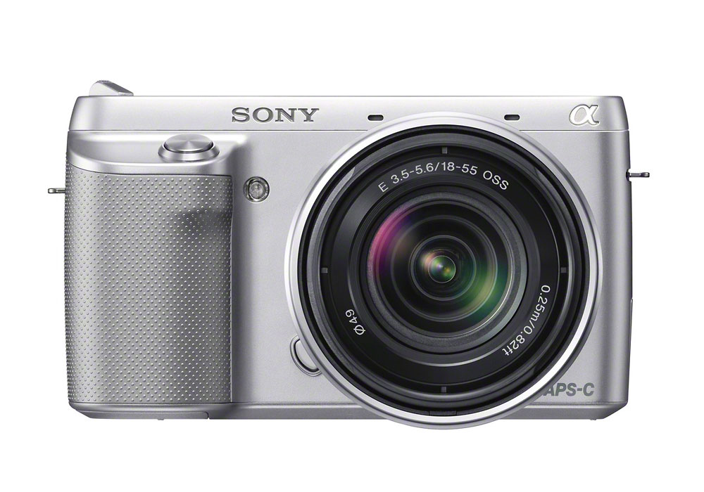 Sony Alpha NEX-F3 - Front - Silver