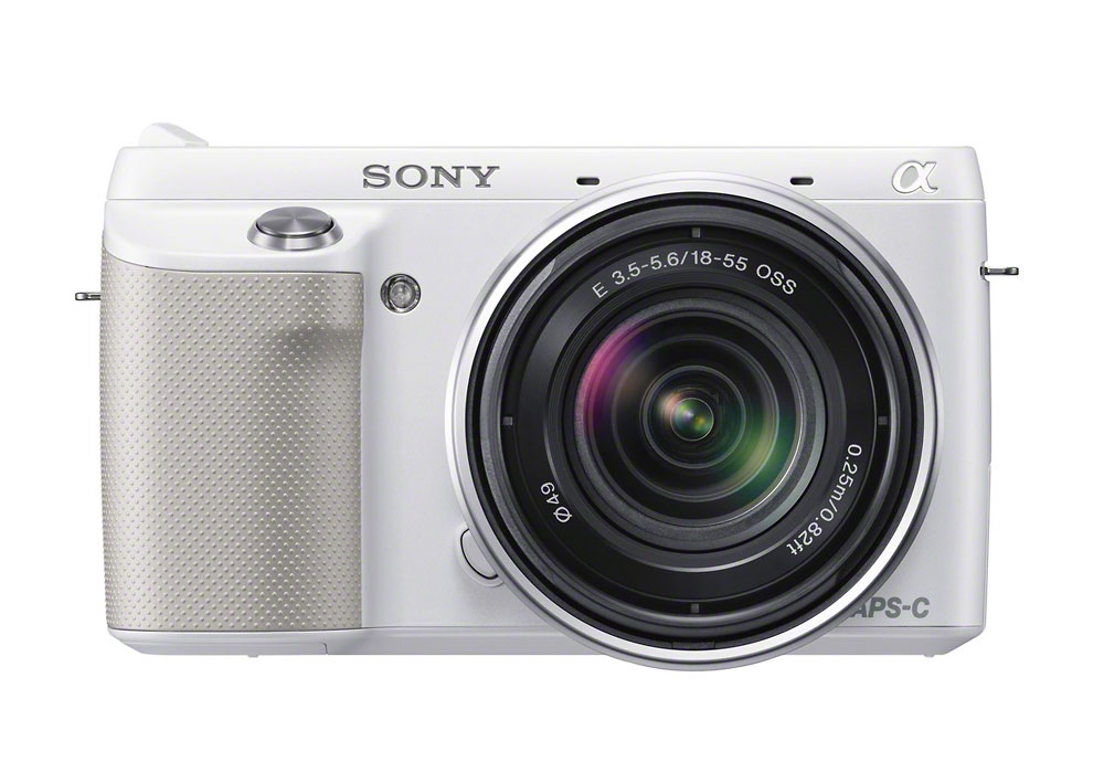 Sony Alpha NEX-F3 - Front - Silver