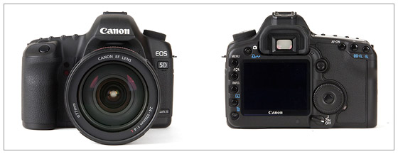 Canon EOS 5D Mark II - Front & Back