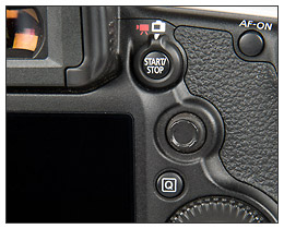 Canon EOS 5D Mark III - Live View Switch & Q Button