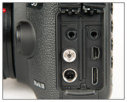 Canon EOS 5D Mark III - Inputs & Outputs