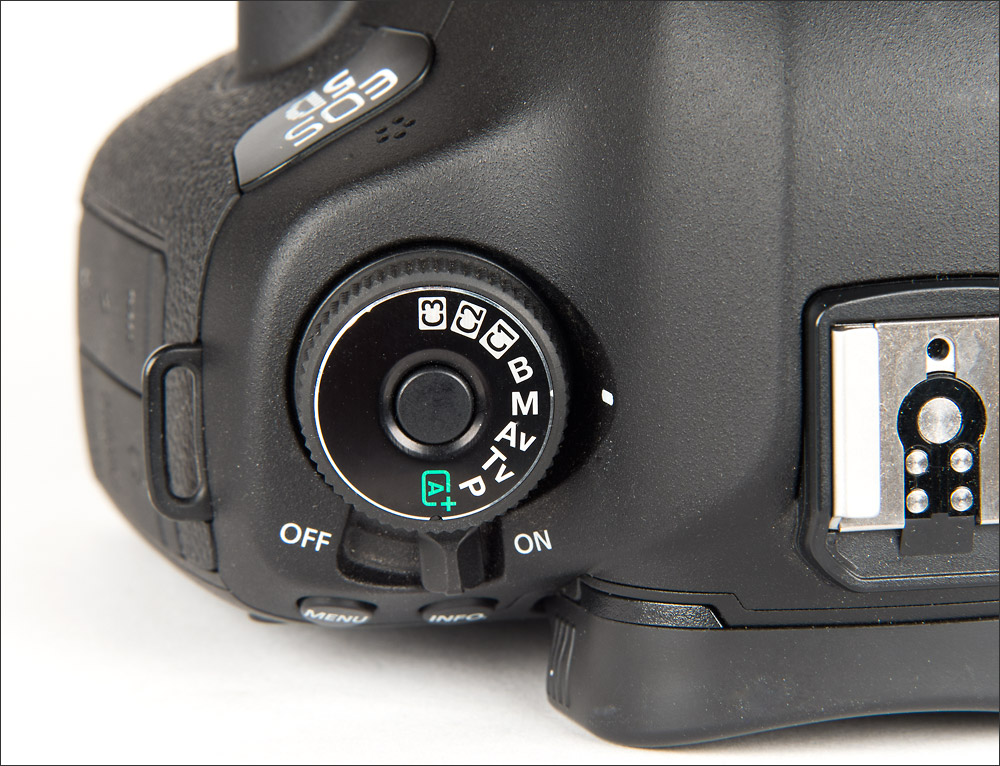 Canon EOS 5D Mark III - New, Locking Mode Dial