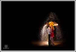 Engagement in the Dark  - by wedding photographer