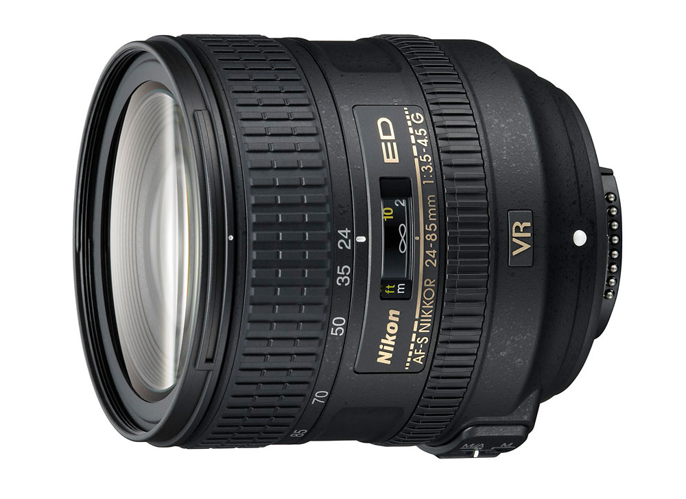 Nikon AF-S Nikkor 24-85mm f/3.5-4.5G ED VR FX-Format Standard Zoom Lens