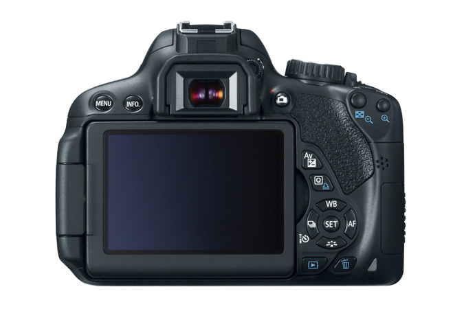 Canon EOS Rebel T4i / 650D - Rear View