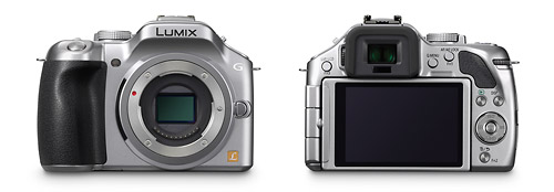 Panasonic Lumix G5 Micro Four Thirds Camera - Front & Back