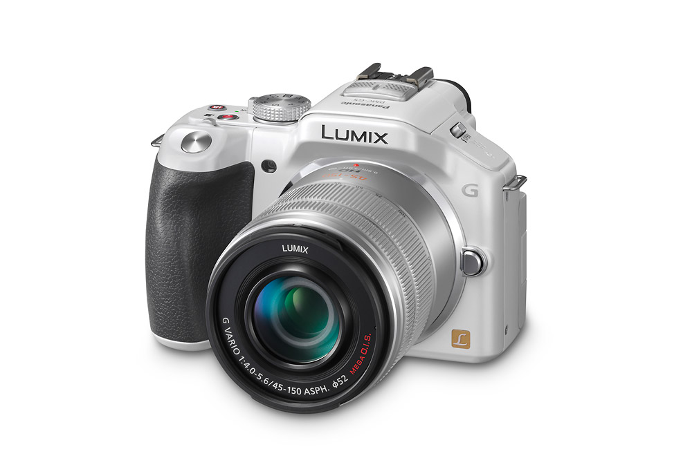 Panasonic Lumix G5 - White - With New 45-150mm Zoom Lens