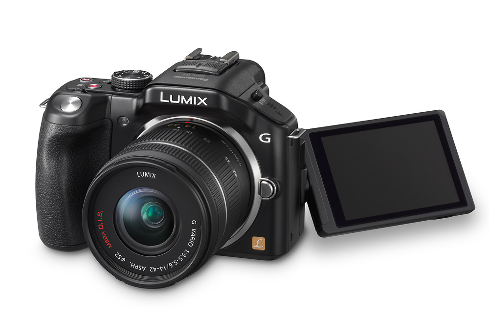Panasonic Lumix G5 - Black - With Tilt-Swivel Touch Screen Display
