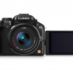 Panasonic Lumix G5 - Front View With Adjustable LCD Display