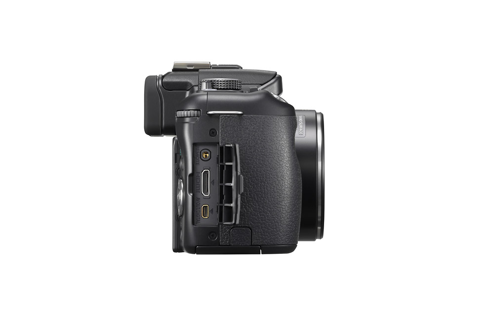 Panasonic Lumix G5 - Side View With Inputs