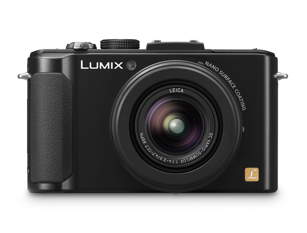 Panasonic Lumix LX7 Premium Compact Camera - Front View