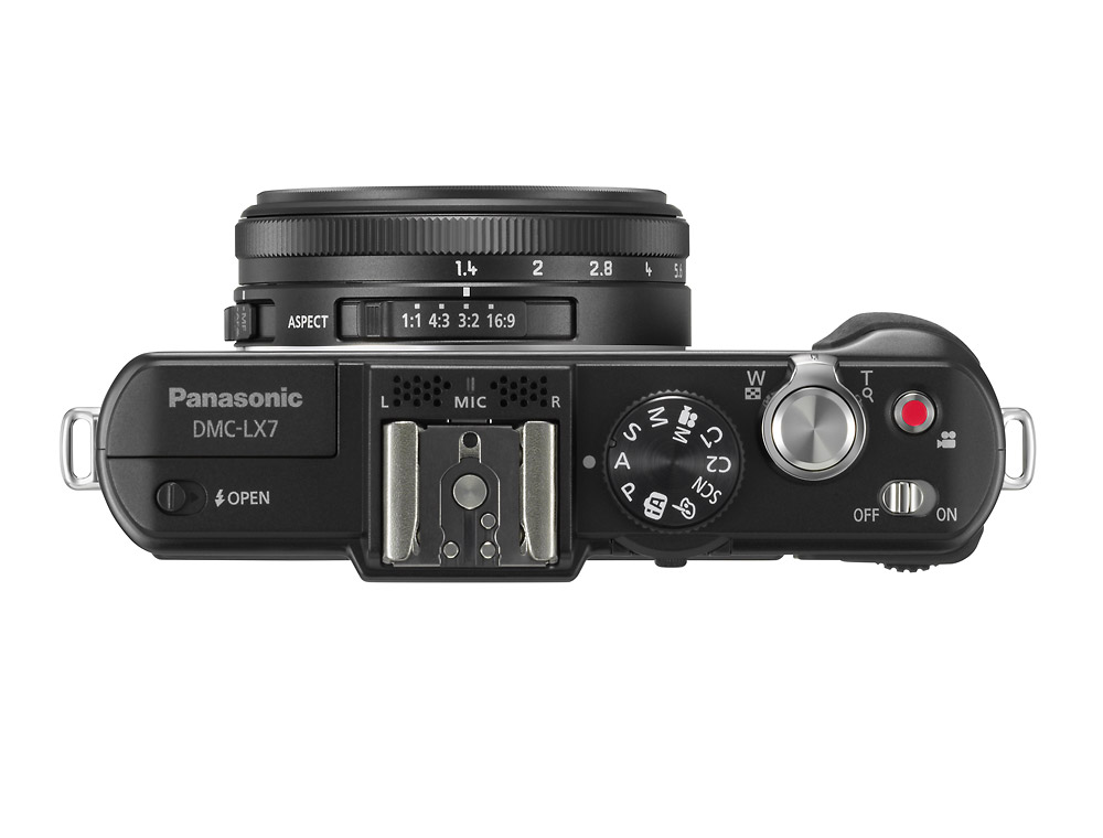 Panasonic Lumix LX7 - Top View & Controls - Off
