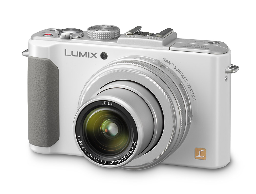 Panasonic Lumix LX7 Premium Compact Camera With f/1.4 Leica Zoom - White