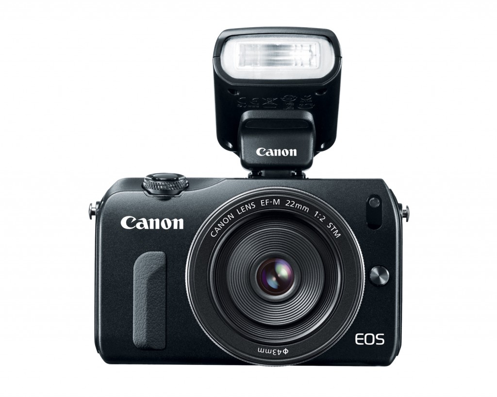 Canon EOS M With New Speedlite 90EX Compact Hot Shoe Flash