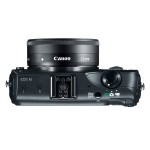 Canon EOS M Compact System Camera - Top View With 22mm f/2.0 Pancake Lens