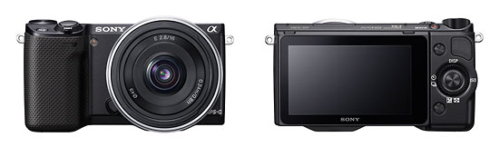 Sony NEX-5R Compact System Camera - Front & Back