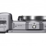 Sony Alpha NEX-5R - Bottom - Silver