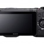Sony Alpha NEX-5R - Rear View With 3-inch Touch Screen LCD Display - Black