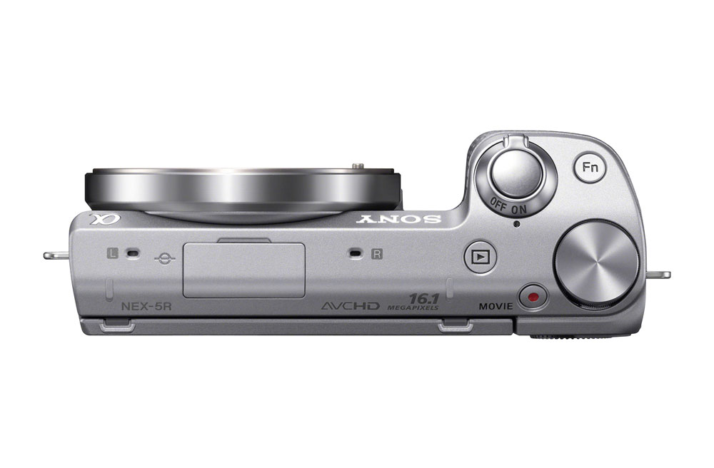 Sony Alpha NEX-5R - Top View - Silver