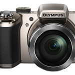 Olympus Stylus SP-820UZ iHS 40x Superzoom Camera - Silver - Front