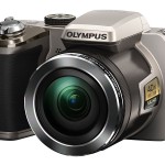 Olympus Stylus SP-820UZ iHS Superzoom Camera - Silver - Front Left