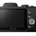 Olympus Stylus SP-820UZ iHS Superzoom Camera - Rear LCD Display - Black