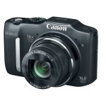 Canon PowerShot SX160 IS - Three-Quarter View - Black