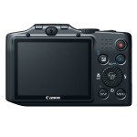 Canon PowerShot SX160 IS Superzoom Camera - Rear LCD Display - Black