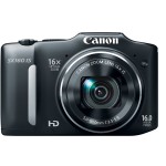 Canon PowerShot SX160 IS Superzoom Camera - Front - Black