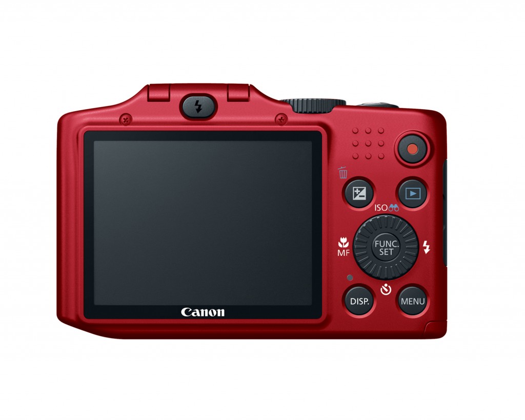 Canon PowerShot SX160 IS - Rear LCD Display - Red