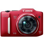 Canon PowerShot SX160 IS Superzoom Camera - Red Front