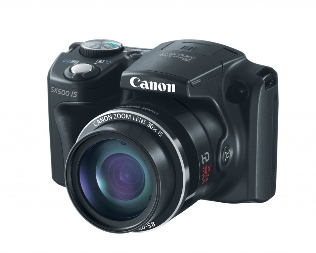 New Canon PowerShot SX500 IS Camera With 30x Zoom Lens