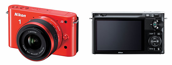 Nikon 1 System J2 - Front & Back