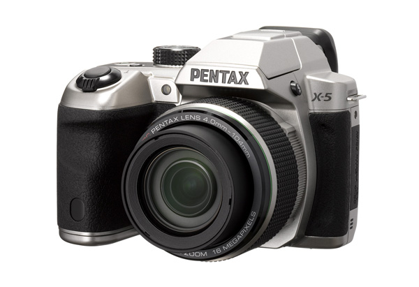 Pentax X-5 26x Superzoom Camera - Silver