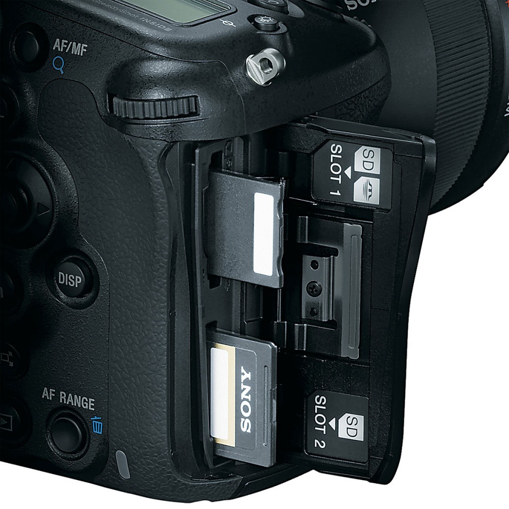 Sony A99 - Dual SD Card Slots