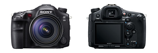 Sony Alpha SLT-A99 Full-Frame DSLR - Front & Back