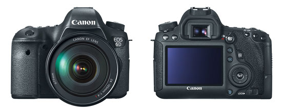 Canon EOS 6D Full-Frame Digital SLR - Front & Back