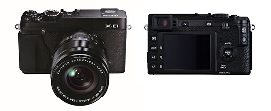 Fujifilm's New Baby X-Pro1 - The X-E1 - Front & Back