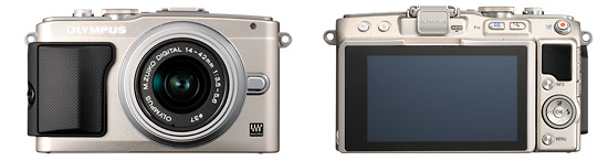 Olympus E-PL5 Pen Camera - Front & Back