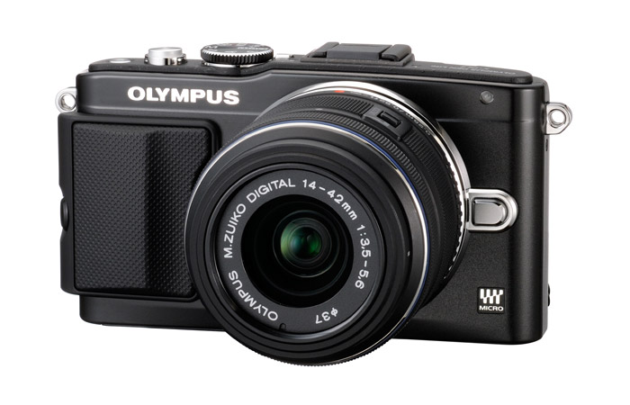 Olympus E-PL5 - Black - Angle View