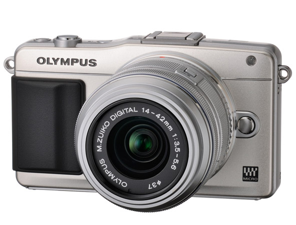 Olympus E-PM2 - Silver - With 14-42mm Kit Lens