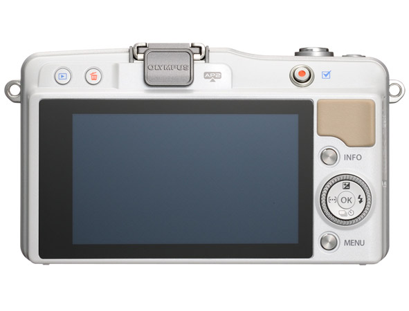 Olympus E-PM2 - Rear View With 3-Inch Touchscreen Display