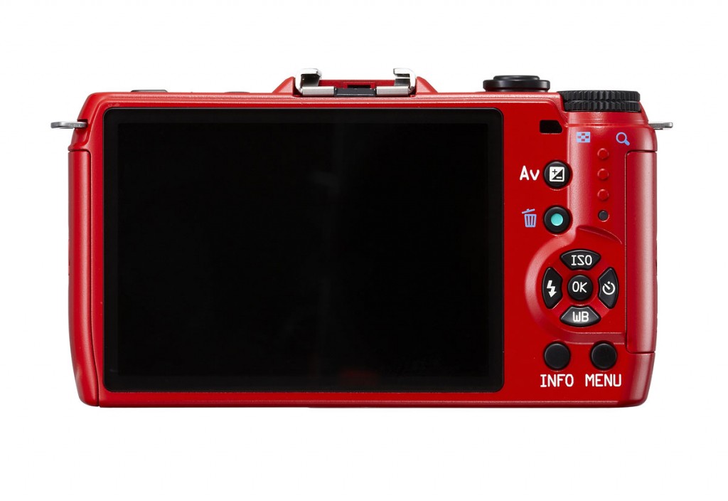 Pentax Q10 - Rear View - Red