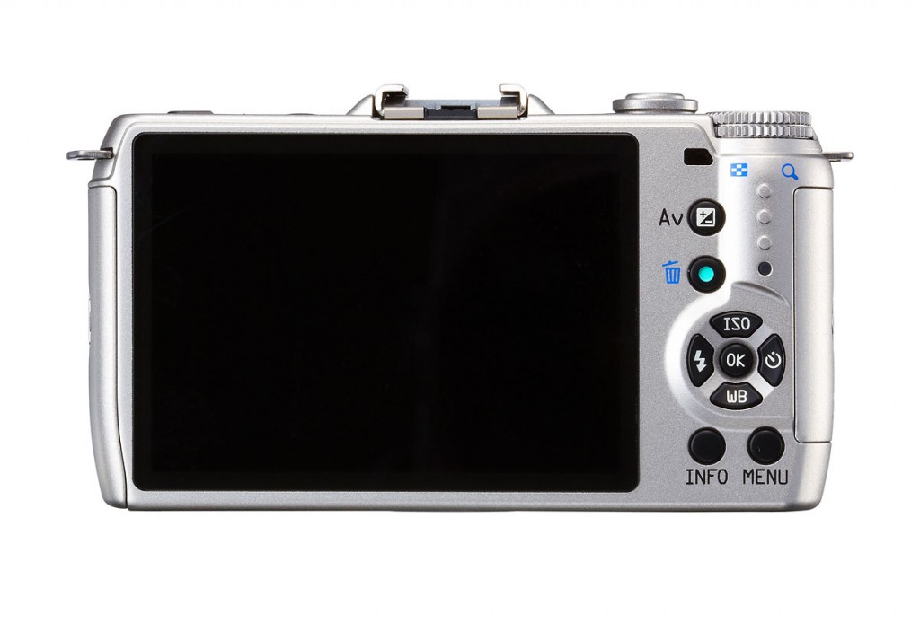 Pentax Q10 - Rear View - Silver